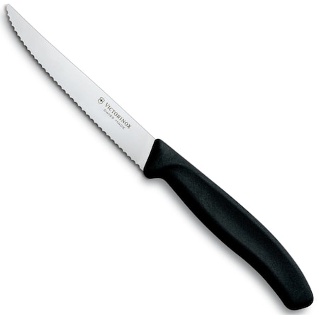 Swiss Army Brands 6.7233Us1 Kitchen Swiss Classic Steak 40.5In Serrated, Spear Point Blade, 0.75In Width At Handle VIC-6.7233.20-X3